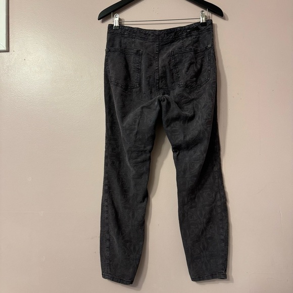 Anthropologie Pilcro Skinny Jeans Floral Black Women Size 30 - Picture 8 of 8
